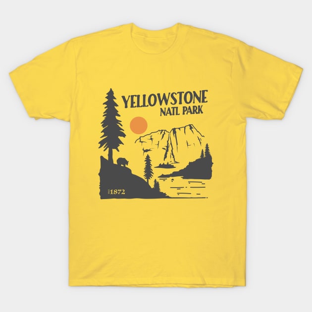 Yellowstone National Park Apparel T-Shirt by Terrybogard97